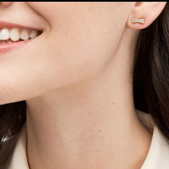 Kate Spade pave earings w/KS dust bag - Picture 5 of 5